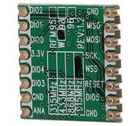 Módulo Transceptor Inalámbrico 20dBm, Módulo Transceptor Inalámbrico Lora RFM96W, 20dBm 433MHz, Alta Sensibilidad, Bajo Consumo de Corriente, Transmisores FM