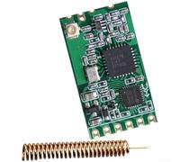 Módulo Transceptor Inalámbrico 433MHz HC-14 para Modulación LoRa, Interfaz Serial UART, Potencia de Salida 20dBm, Rango de Operación hasta 3 km, PCB Verde
