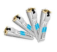 Módulo transceptor SFP a RJ45 para HPE Procurve J8177B J8177C J8177A HPE Aruba J8177D 1000BASE-T SFP Cobre RJ-45 100 m Pack de 4