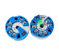 Módulo transmisor de temperatura Convertidor de señal de temperatura termopar RTD K tipo 0-1300C 0-100C 0-500C a 4-20mA 0-10V 0-5V Transmisor de temperatura PT100 1pc(PT100 0-500 4-20mA)