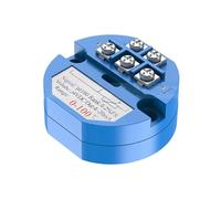 Módulo transmisor de temperatura Módulo sensor transmisor de temperatura RTD pt100 de varios rangos de temperatura con tornillo Resistencia térmica Transductor 4-20 mA 0-10 V(-20-80CelsuismA)