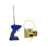 Módulo Transmisor y Receptor de Control Remoto de 2,4 G y 4 Canales, Accesorios de Repuesto para Coche de Control Remoto RC, Color Azul.