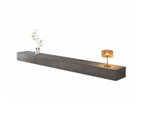 Modulo TV Moderno soporte for TV simple montado en la pared, centro de entretenimiento flotante con gabinete de almacenamiento, soporte for TV de lujo, gabinete for televisión con estante de almacenam