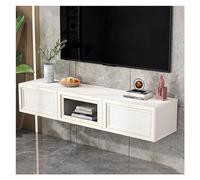 Modulo TV Mueble de TV flotante moderno, mueble de TV montado en la pared de 55 ''/63 '', estantes flotantes for TV con puerta abatible hacia abajo, centro de consola de medios de entretenimiento, ban