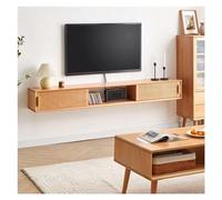 Modulo TV Soporte flotante de madera for TV, centro de entretenimiento flotante de 59''/71'', consola multimedia flotante moderna, consola de TV montada en la pared, consola de TV flotante debajo del