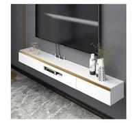 Modulo TV Soporte flotante for TV for colgar en la pared, centro de entretenimiento y estante for gabinete, consola de TV con almacenamiento, consola multimedia for reproductor de DVD, estante debajo
