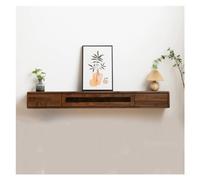 Modulo TV Soporte flotante for TV for colgar en la pared de madera, mueble for TV con centro de entretenimiento montado en la pared, soporte moderno for TV, estante, enrutador Wifi, organizador de cab