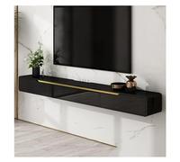 Modulo TV Soporte flotante moderno for TV, consola montada en la pared de 47,2/59/70,8 pulgadas, centro de entretenimiento con plataforma y 2 cajones, mueble de mesa multimedia for sala de estar Mesa