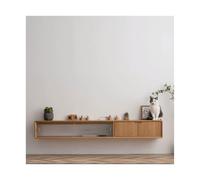 Modulo TV Unidad flotante for TV, mueble for TV montado en la pared de 70,8 ''/78,7 '', estantes flotantes con puerta, centro de consola multimedia de entretenimiento de madera moderna, banco de TV de