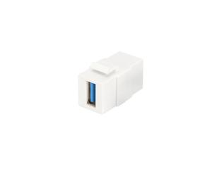 Módulo USB 3.0 Keystone Digitus DN-93832 Blanco Puro Hembra a Hembra