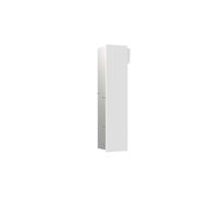 Módulo WC emco asis module pure, frontal de madera de una pieza, oculto, tope izquierdo, 730x170 mm, con compartimento para rollo de papel de recambio, 975551310, Color: alpino-blanco
