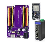 Módulo WiFi, placa de desarrollo ESP32,Microcontrolador de desarrollo ESP32S púrpura de 38 pines | Tarjeta de ruptura ESP32, módulo inalámbrico WiFi, tarjeta de expansión para IoT, programación