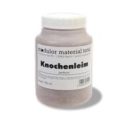 Modulor Cola de hueso granulado de pegamento natural (de proteínas animales), forma de perla, lata de plástico, 750 ml