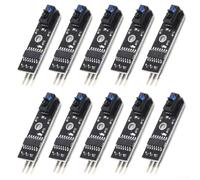 Módulos de sensor infrarrojo TCRT5000 10pcs utilizados en línea siguiendo algoritmos y rutinas de respuesta de obstáculos para robots