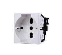 Módulos de toma de interruptores Shuko Botones USB Dimmer compatible con MATIX (módulo de toma Schuko estándar alemán e Italia)