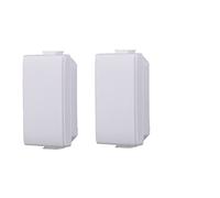 Módulos de tomas para interruptores Shucko, botones USB, regulador compatible con MATIX (par de módulo falso polo cubrecapasto, 1 P, blanco)