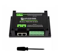 Módulos Ethernet IO Modbus, 8DI/8DO, aislado, PoE, DIN Rail, 7-36 V | 8CH Aislado DI/DO, Modbus RTU/TCP, Dual Ethernet, PoE, 7-36V, Optocoupler, DIN Rail, TVS