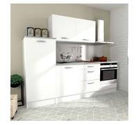 Módulos individuales y cocinas completas en color blanco mate (cocinas completas, cocina 6 muebles 240 cm)