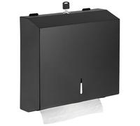 modunful Dispensador de toallas de papel de montaje en pared, dispensadores de toallas de papel de triple pliegue, soporte de pañuelos de acero inoxidable de gran capacidad, soporte comercial para