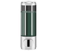 modunful Dispensador Jabon Baño Pared, Dispensador Gel y Champu Ducha, Dispensador de Botellas de Recargable, Sin Taladro, para Cocina, Hoteles Comercial, Plateado
