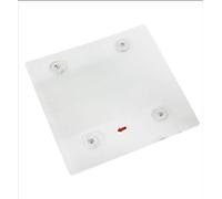 modunful Nanoadhesivo 12 x 12 cm - Montaje en pared sin agujeros para dispensador de champú, universal para azulejos y vidrio, capacidad de carga de 5 kg