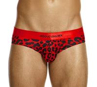 Modus Vivendi - Ropa Interior Slip Hombre - Leopard Classic Brief Red - 1x Tamaño S