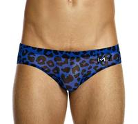 Modus Vivendi - Ropa Interior Slip Hombre - Leopard Mesh Brief Blue - 1x Tamaño XL