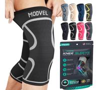 MODVEL 2 rodilleras de compresión para hombres y mujeres, rodilleras para correr, ortopédicas para rotura de menisco, artritis y alivio del malestar articular (L)