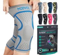 MODVEL Paquete de 2 rodilleras de compresión para hombres y mujeres, rodilleras para correr, ortopédicas para el alivio de rotura de menisco, artritis y malestar articular (XXXL)