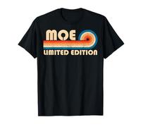 MOE Retro 70s 80s Sunset Stripe Camiseta