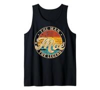 MOE The Man The Myth The Legend First Name Camiseta sin Mangas