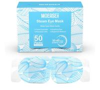 MOEASEii Máscara de vapor para ojos secos, máscara de ojos calentada autocalentable, compresa cálida para ojos, máscara de vapor desechable para dormir, spa, viajes imprescindible para descansar