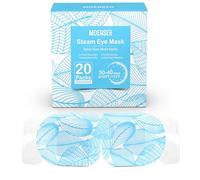 MOEASEii Máscara de vapor para ojos secos, máscara de ojos calentada autocalentable, compresa cálida para ojos, máscara de vapor desechable para dormir, spa, viajes imprescindible para descansar