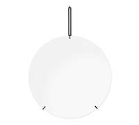 MOEBE Espejo Moebe Wall mirror Ø 50 cm negro