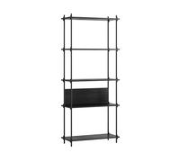 MOEBE Estantería Shelving System Classic Black. 86x200x35 cm. S.200.1.A