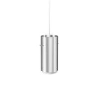 MOEBE Lámpara colgante Moebe Tube small Ø8 cm Aluminio cepillado