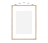 MOEBE Marco de fresno Moebe A3 31.3x44.1 cm Transparent. Wood. Black