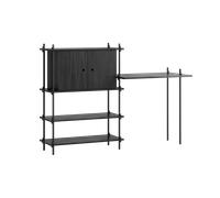 MOEBE Moebe shelving system s.115.2.D Negro