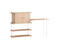 MOEBE Moebe shelving system s.115.2.D Roble-blanco