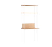 MOEBE Moebe shelving system s.200.1.D Roble-blanco