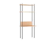 MOEBE Moebe shelving system s.200.1.D Roble-negro