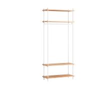 MOEBE Moebe shelving system s.200.1.F Roble-blanco