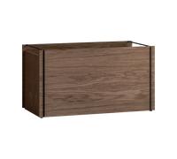 MOEBE Moebe storage box Smoked oak-black
