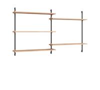 MOEBE Moebe wall shelving ws.85.2.B Roble-negro