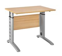 Möbelpartner 701431 Till - Escritorio con Acabado en Haya de Samerberg, Aprox. 90 x 65 x 69,5-87,5 cm