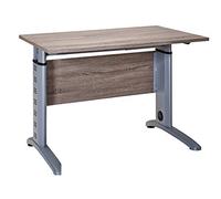 Möbelpartner 701432 Till - Escritorio con Acabado en Roble trufado, Aprox. 90 x 65 x 69,5-87,5 cm