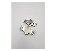 MOEENS Hebilla Reloj de Repuesto 10 unids Single Thole Open Butterfly Hebilla Metal Buckleunisex Reloj Hebilla Hebilla Acero Inoxidable Mariposa Hebilla Doble Press (Color : 5X21MM)
