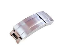 MOEENS Hebilla Reloj de Repuesto Hebilla de correa de bloqueo deslizante de seguridad combinada de 9 mm, adecuada para combinación de piezas de correa de acero inoxidable