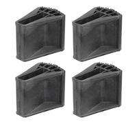 MOEENS Patas para muebles, patas de madera torneadas, 4 unidades, fundas plegables para patas de escalera, resistentes al desgaste, antideslizantes, fundas para patas de escalera para obras de