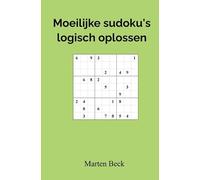 Moeilijke sudoku's logisch oplossen